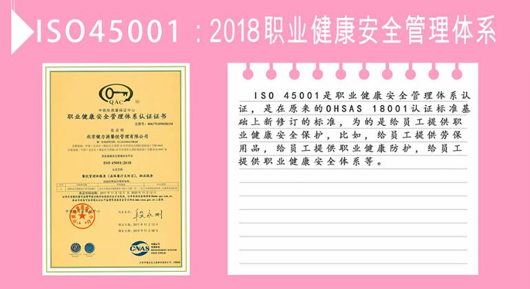 ISO45001：2018職業(yè)健康安全管理體系